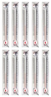 Spirit-Filled Dual-Scale Thermometer with Aluminum Back, 10-Pack