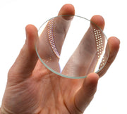 Double Convex Glass Lens, 75mm Diameter, 200mm Focal