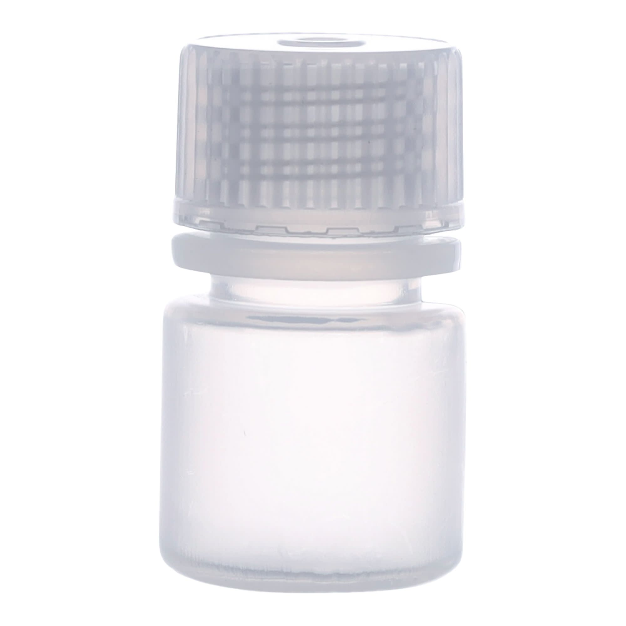 2000-Bulk Pack Autoclavable Narrow Mouth Polypropylene Reagent Bottles, 8mL, 0-135°C