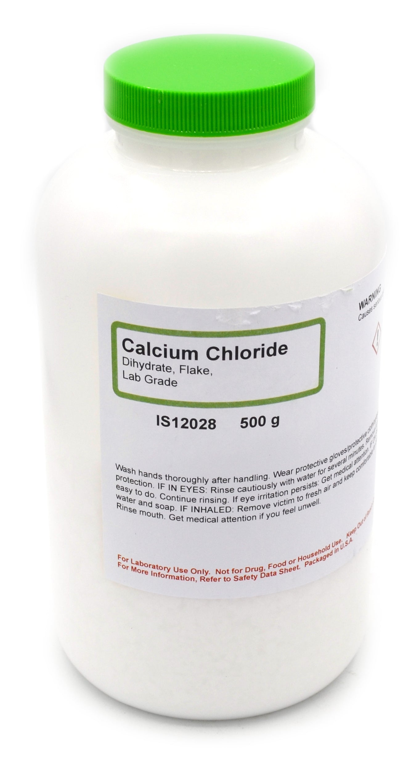 Laboratory Grade Calcium Chloride Dihydrate Flake, 500g