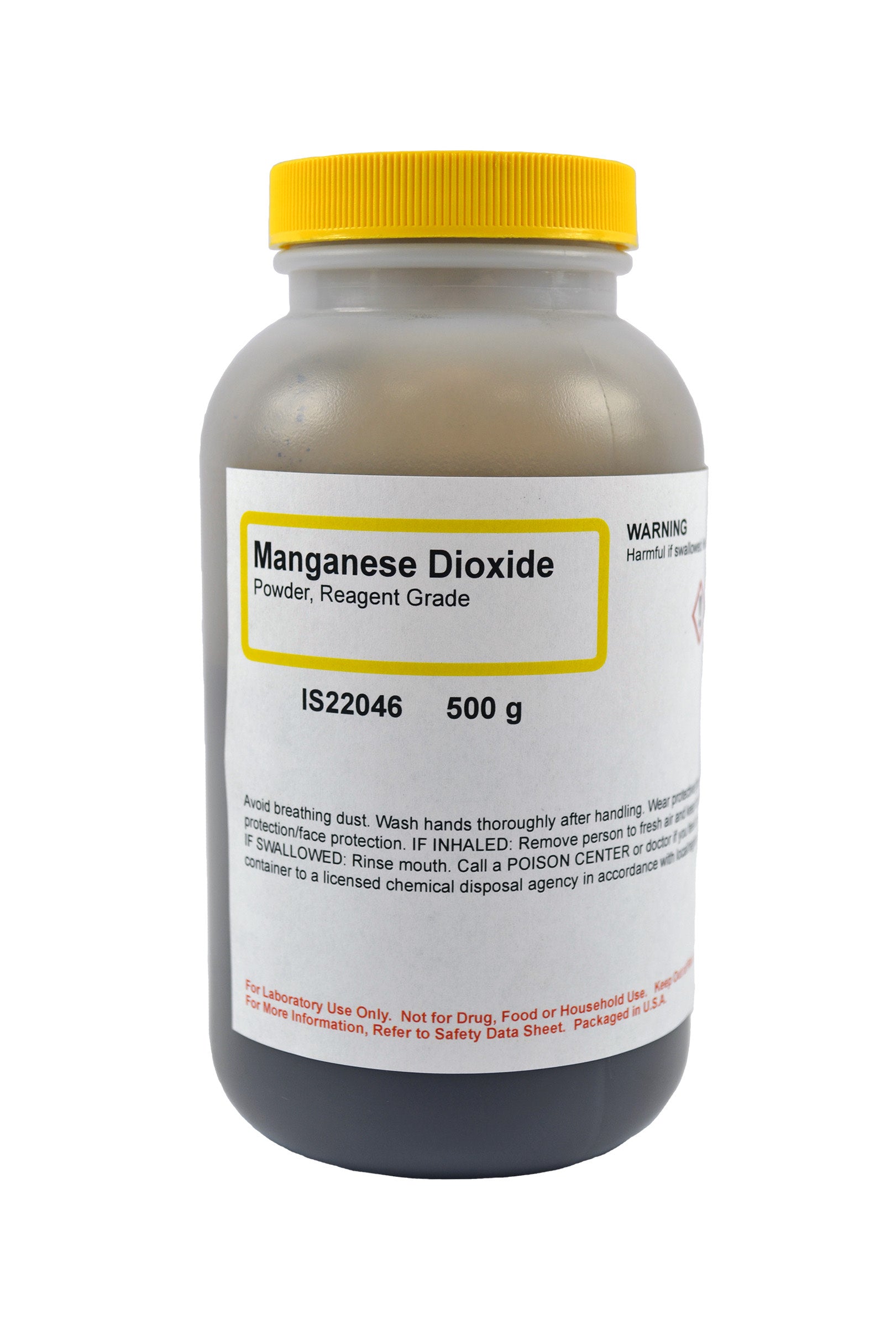 Reagent Grade Manganese Dioxide Powder, 500g