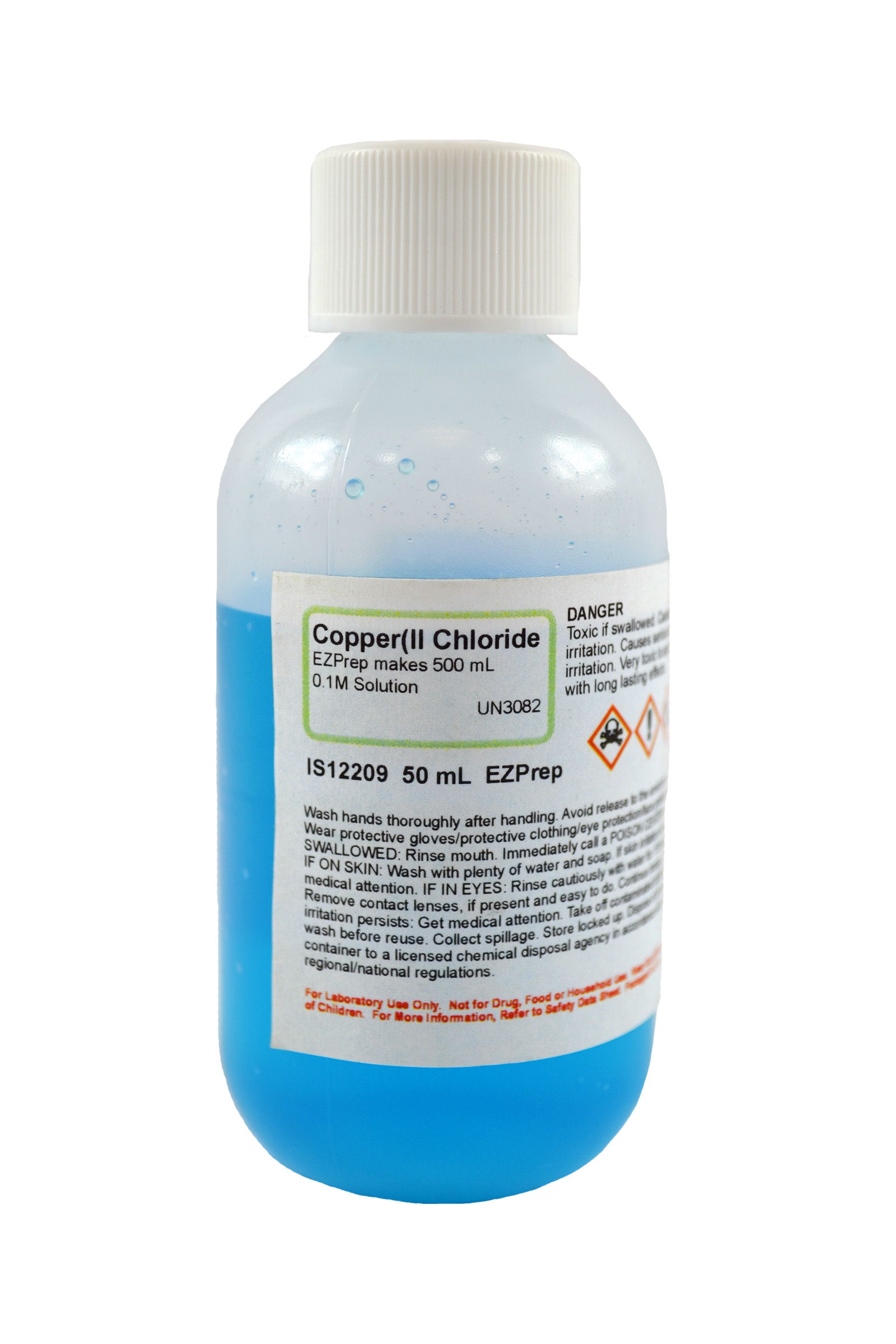 Laboratory Grade Copper (II) Chloride Mix, Makes 500mL of 0.1M Solution
