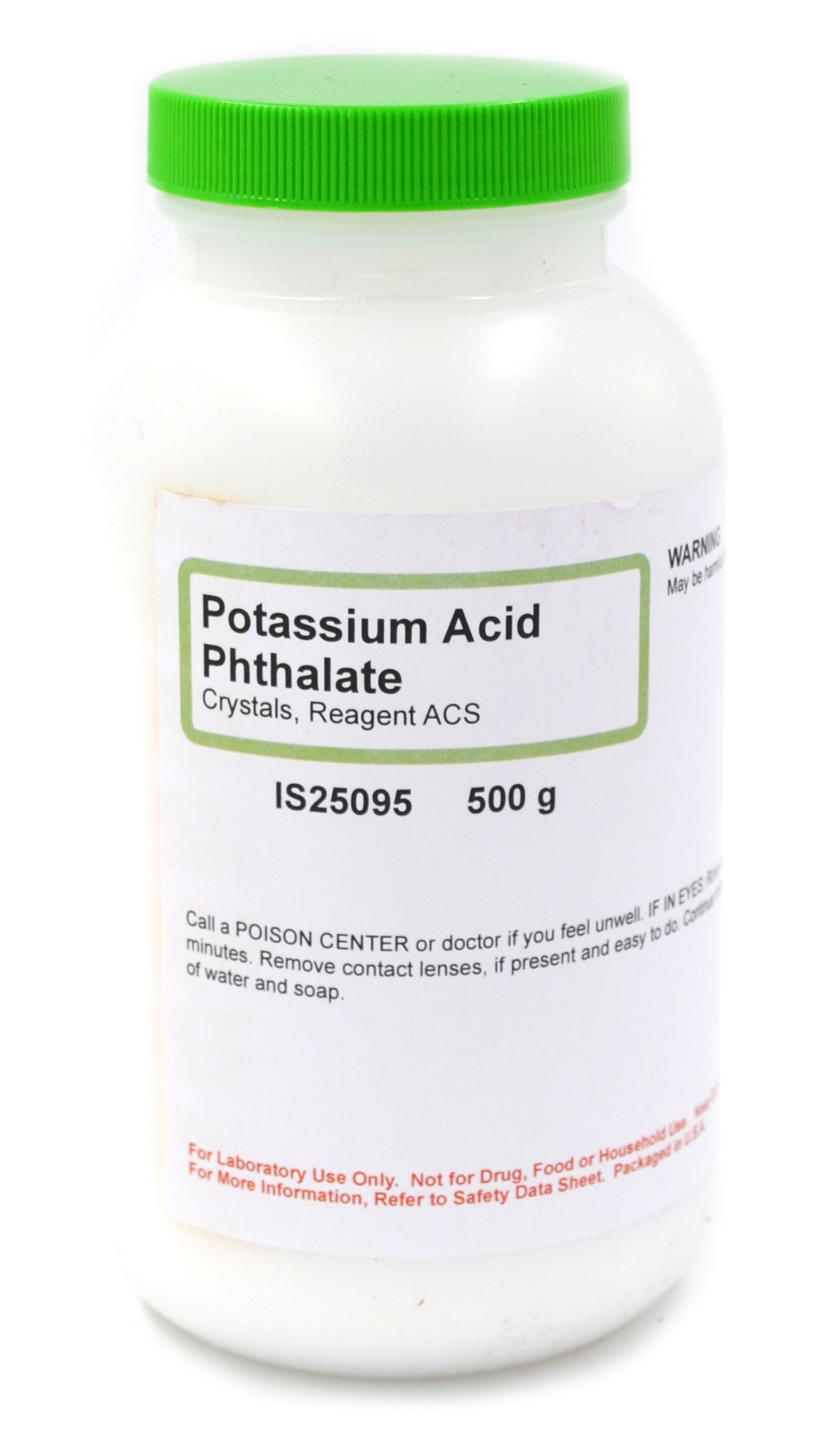 ACS Grade Potassium Acid Phthalate Crystals, 500g