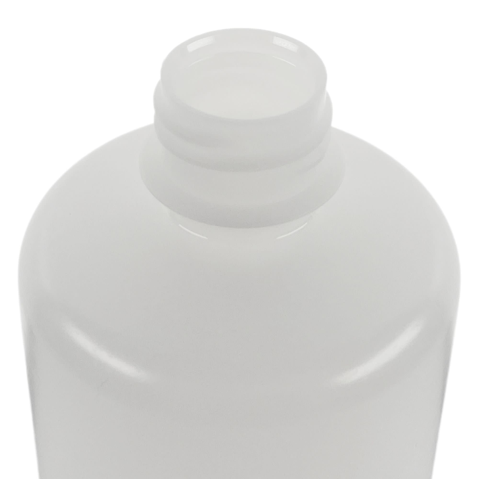 12-Pack Translucent Narrow Mouth HDPE Reagent Bottles with PP Caps, 500mL, -100 to 120°C
