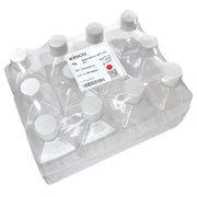 12-Pack Sterile PET Media Bottles with HDPE Caps, 1L