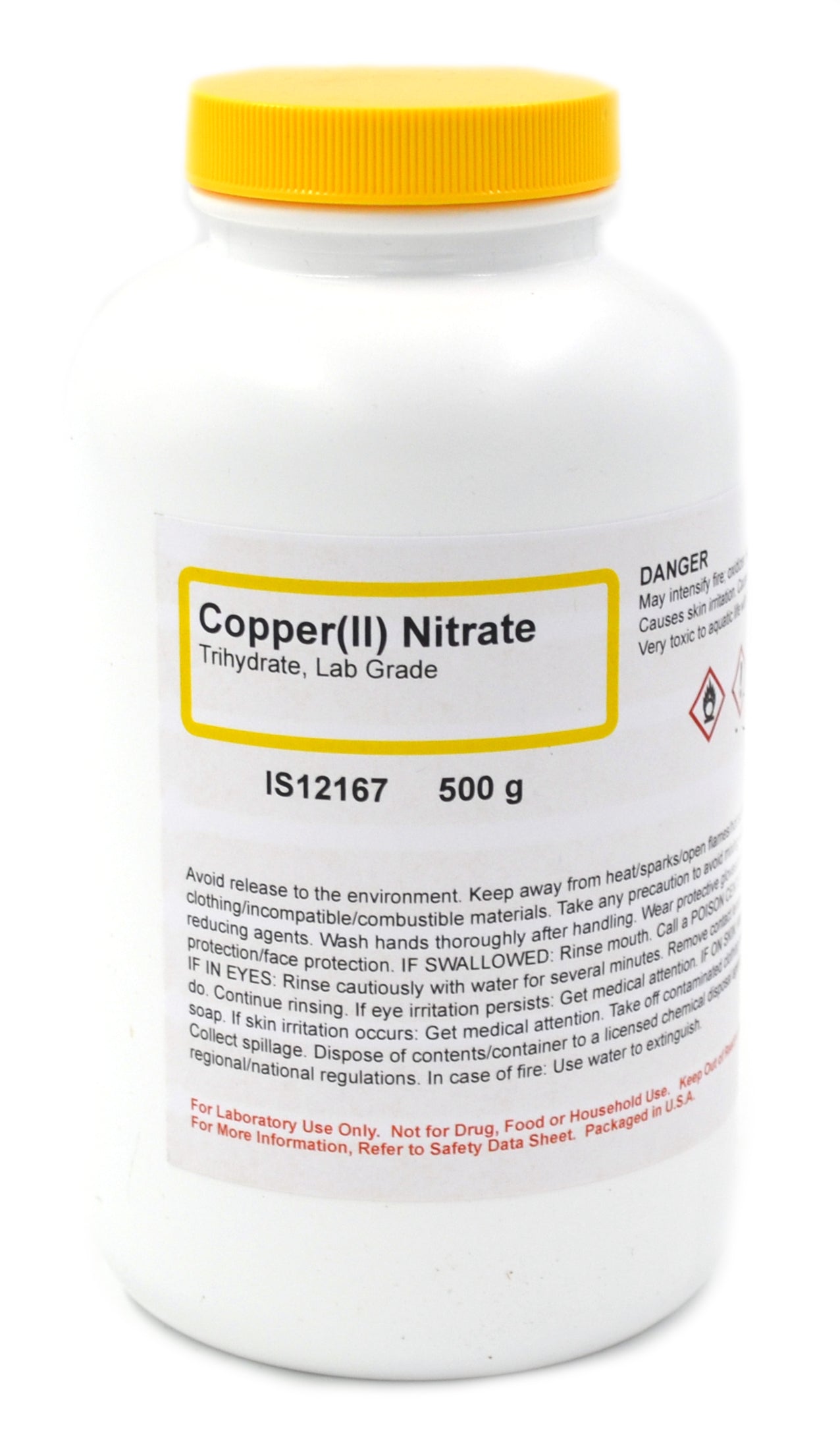 Copper (II) Nitrate Trihydrate, 500g, Laboratory Grade