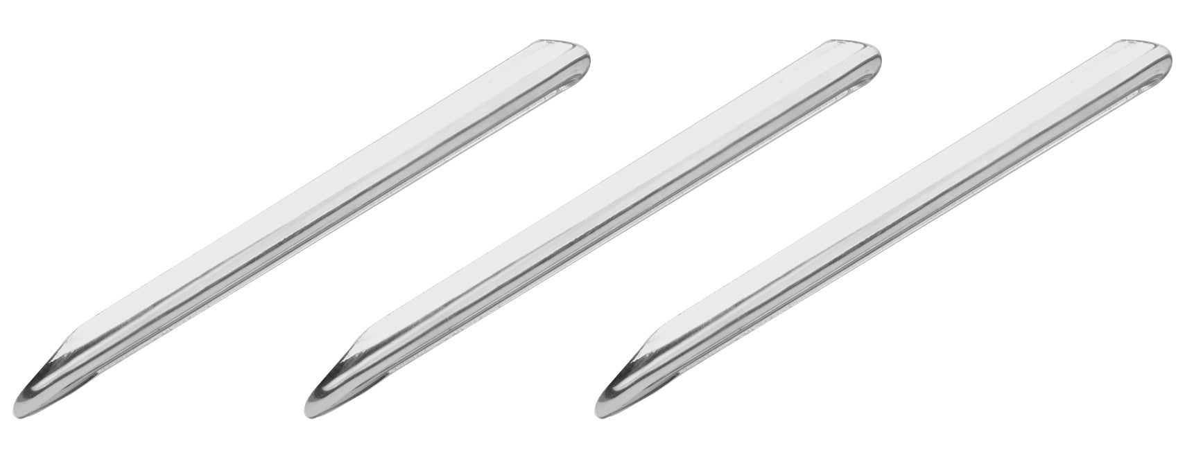 3-Pack Stainless Steel Spatula Scoop, 6.3"