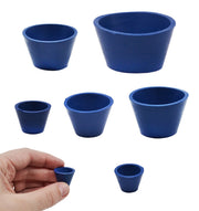 7-Piece Neoprene Rubber Filter Adapter Tapered Cone Set for Buchner Funnels