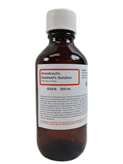 Hematoxylin (Delafield's) Solution, 500ml ?Çô Histology Grade for Tissue Staining in Microscopy