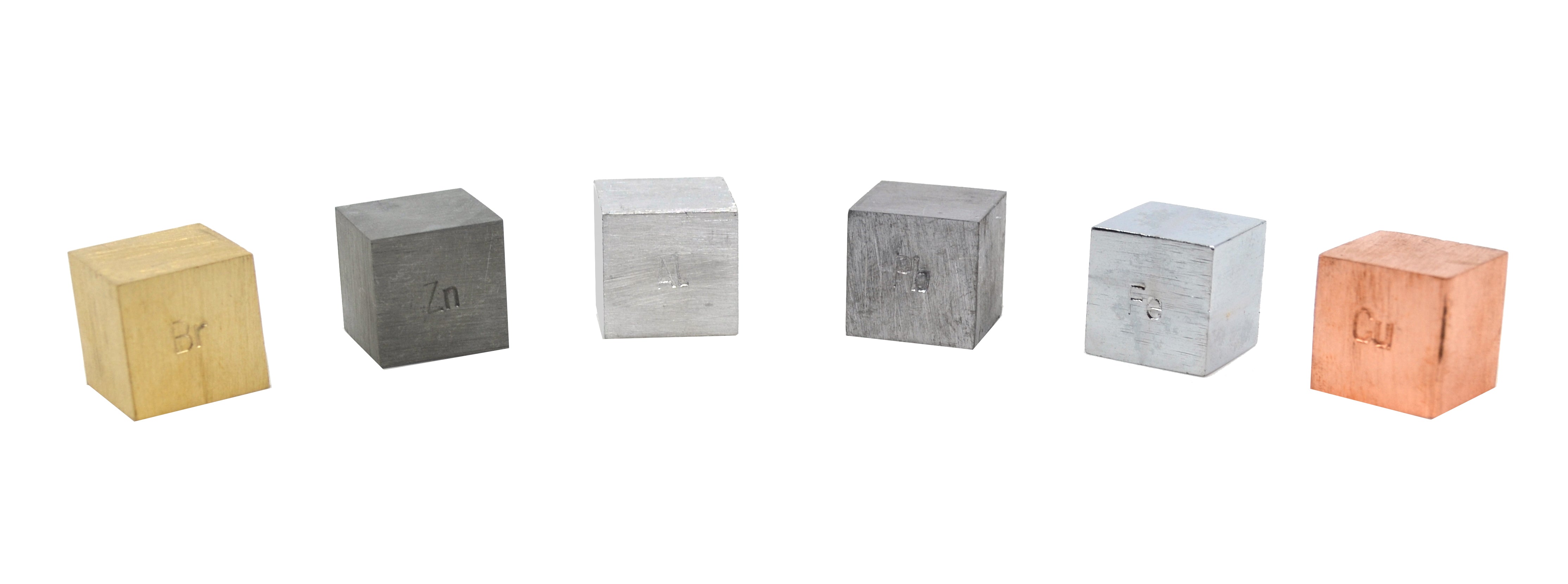 Density Cube Set, 6 Metals, 10mm