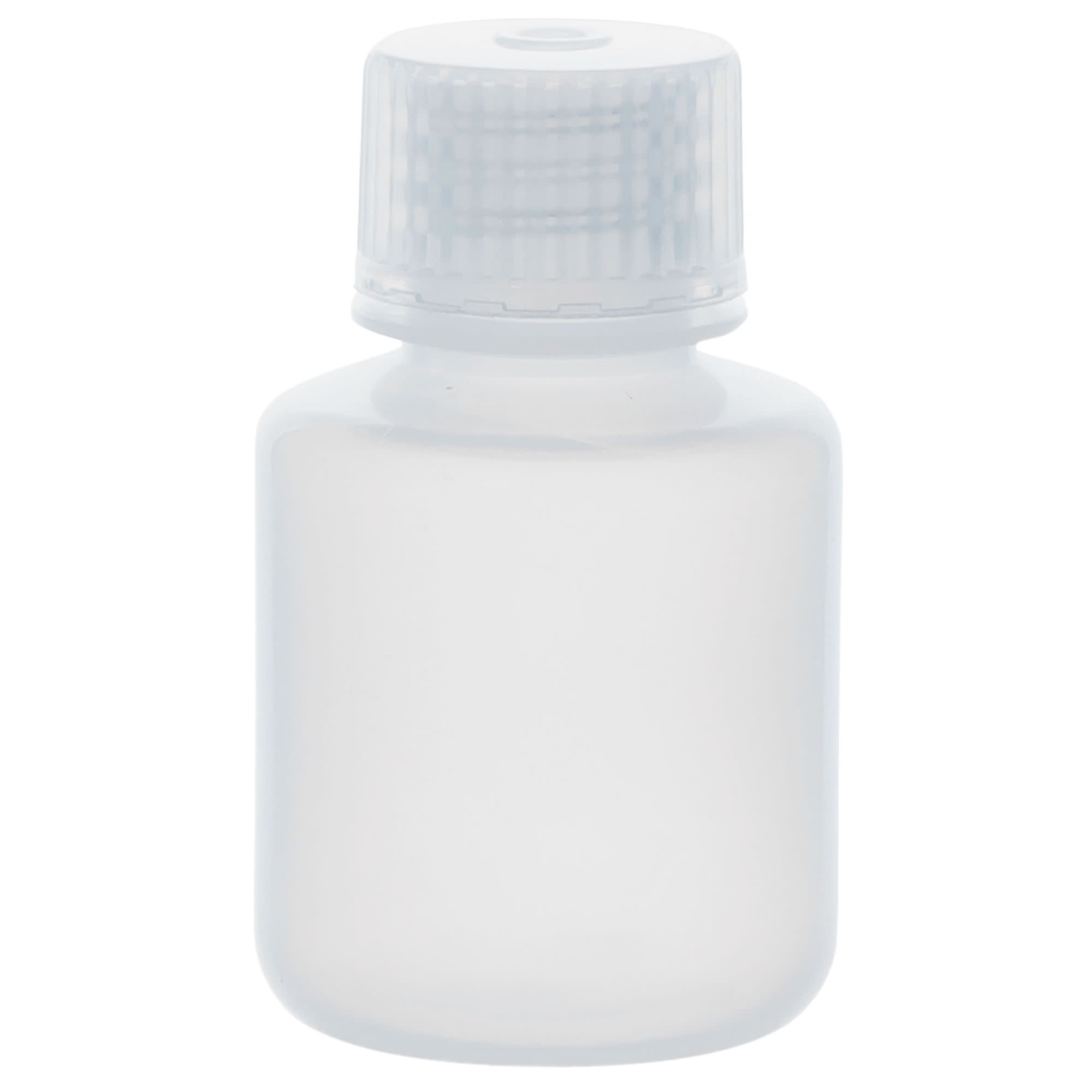 12-Pack Translucent Narrow Mouth LDPE Reagent Bottles with PP Caps, 30mL, -100 to 80°C
