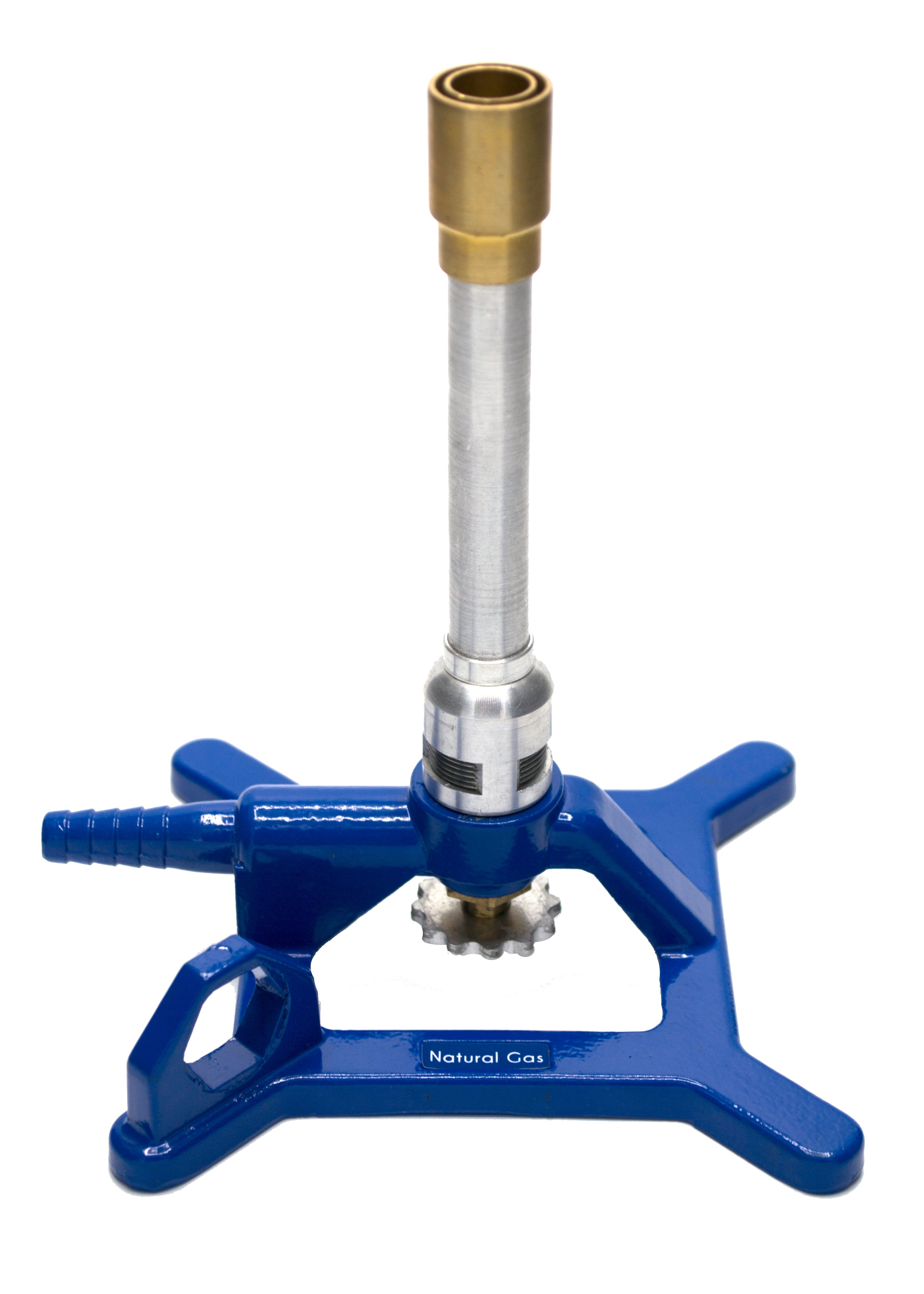 Tirrill Natural Gas Bunsen Burner with Cast Iron StabiliBase and Gas Flow Control