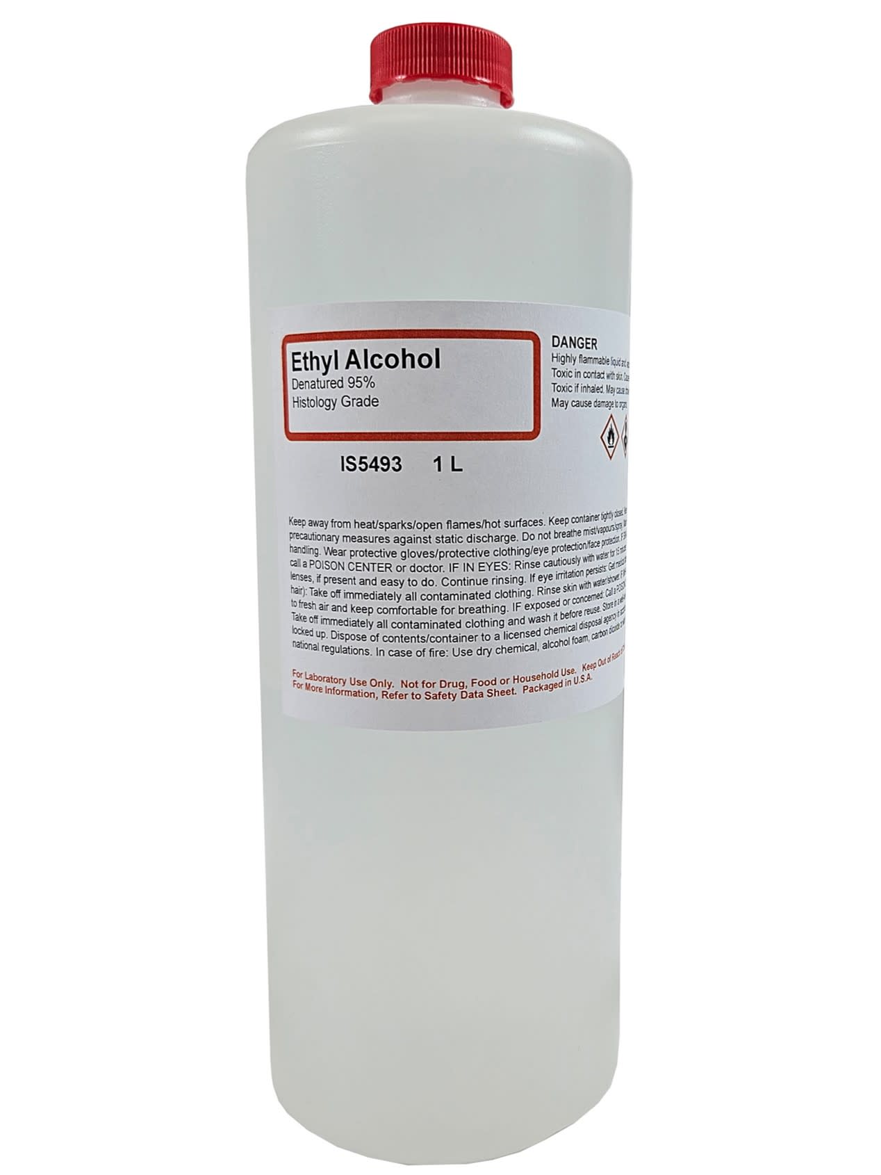 Ethanol, 95%, Denatured, 1L ?Çô Histology Grade for Tissue Dehydration and Staining