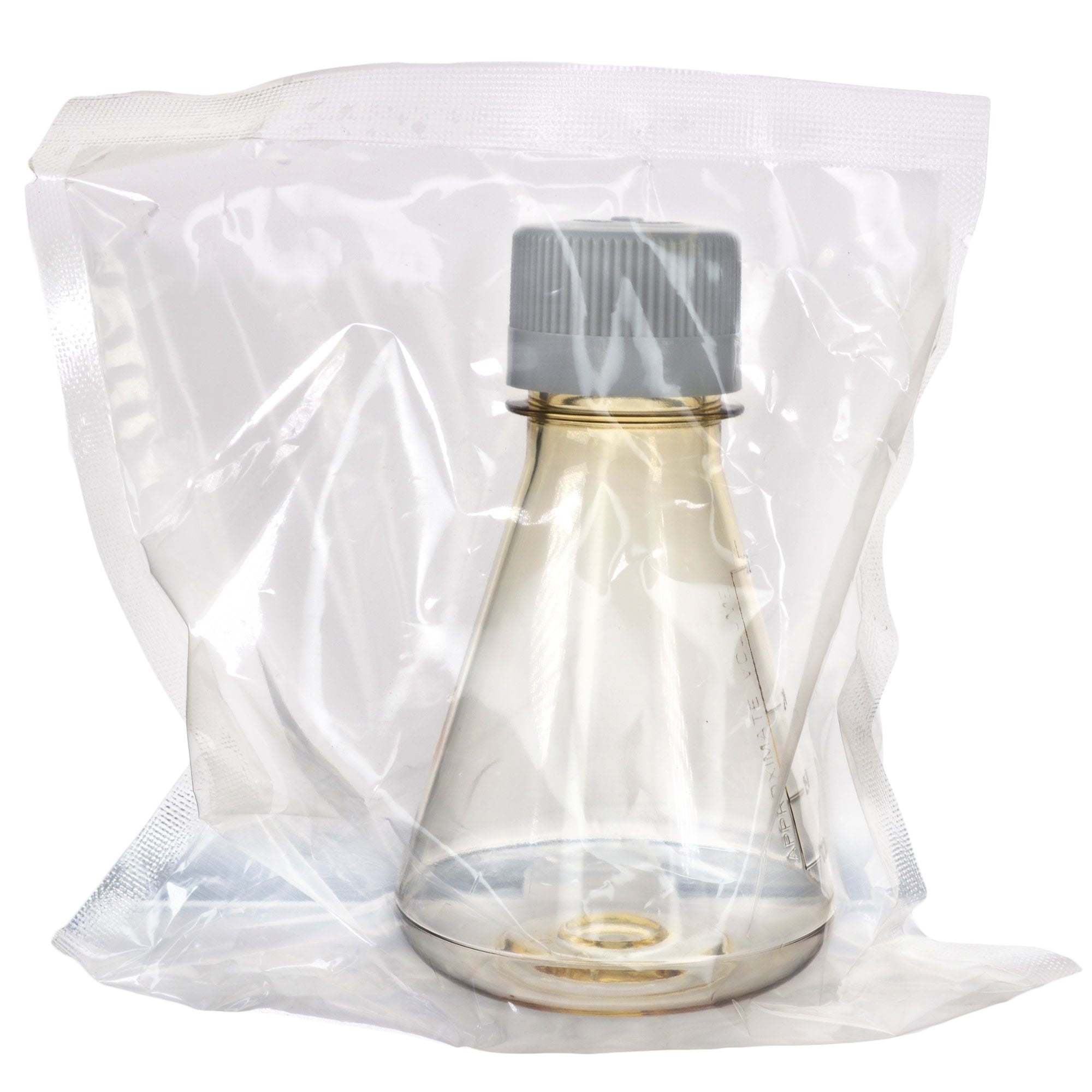 Sterile Vented Flat-Bottom Polycarbonate Erlenmeyer Flask, USP Class VI, 250mL