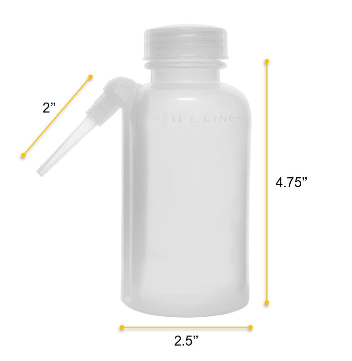 LDPE Wash Bottle with Rigid Down Spout, 250mL
