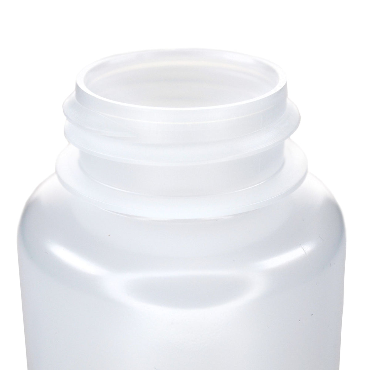 12-Pack Translucent Wide Mouth LDPE Reagent Bottles with PP Caps, 250mL, -100 to 80°C