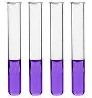 48PK Test Tubes, 20mL, 16x150mm - Rimmed - Light Wall, 1.2mm Thick - Borosilicate 3.3 Glass