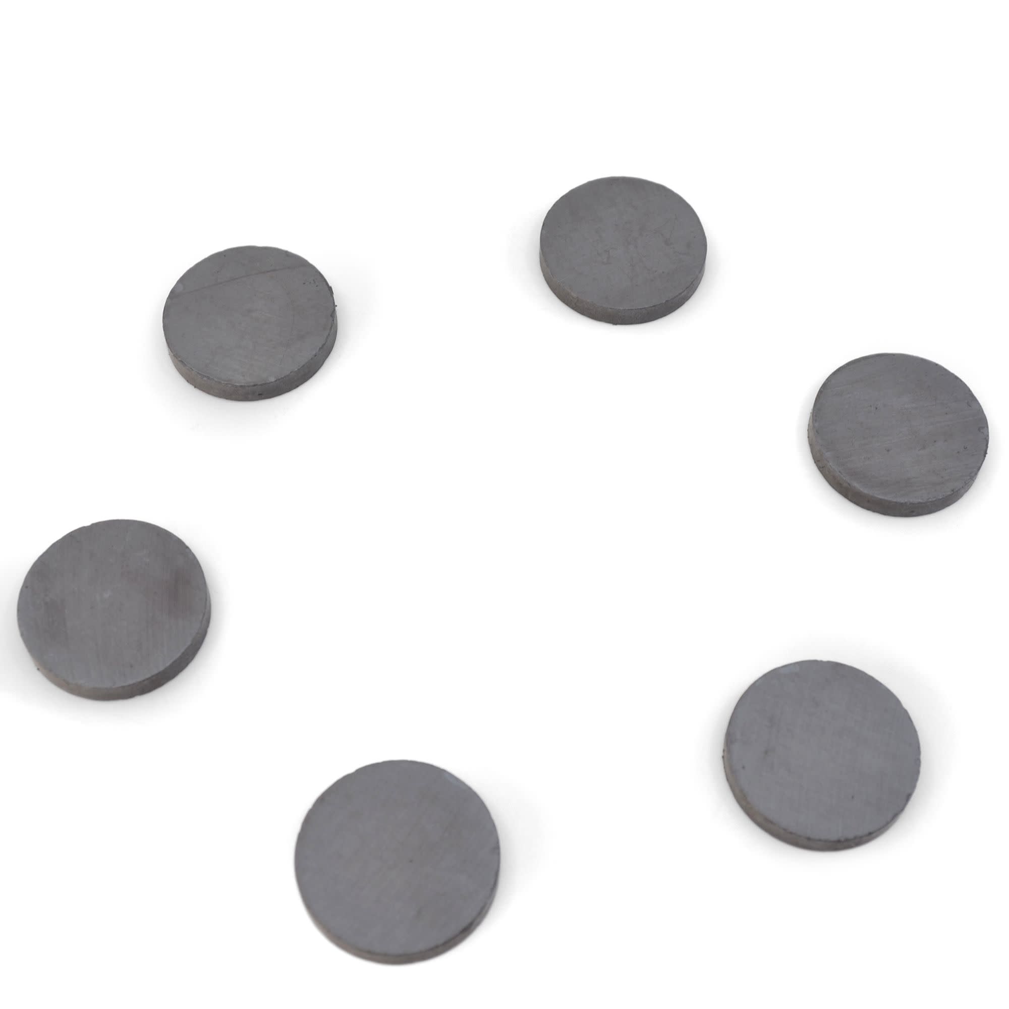 Ceramic Disc Magnet, 30 x 5mm, 6-Pack
