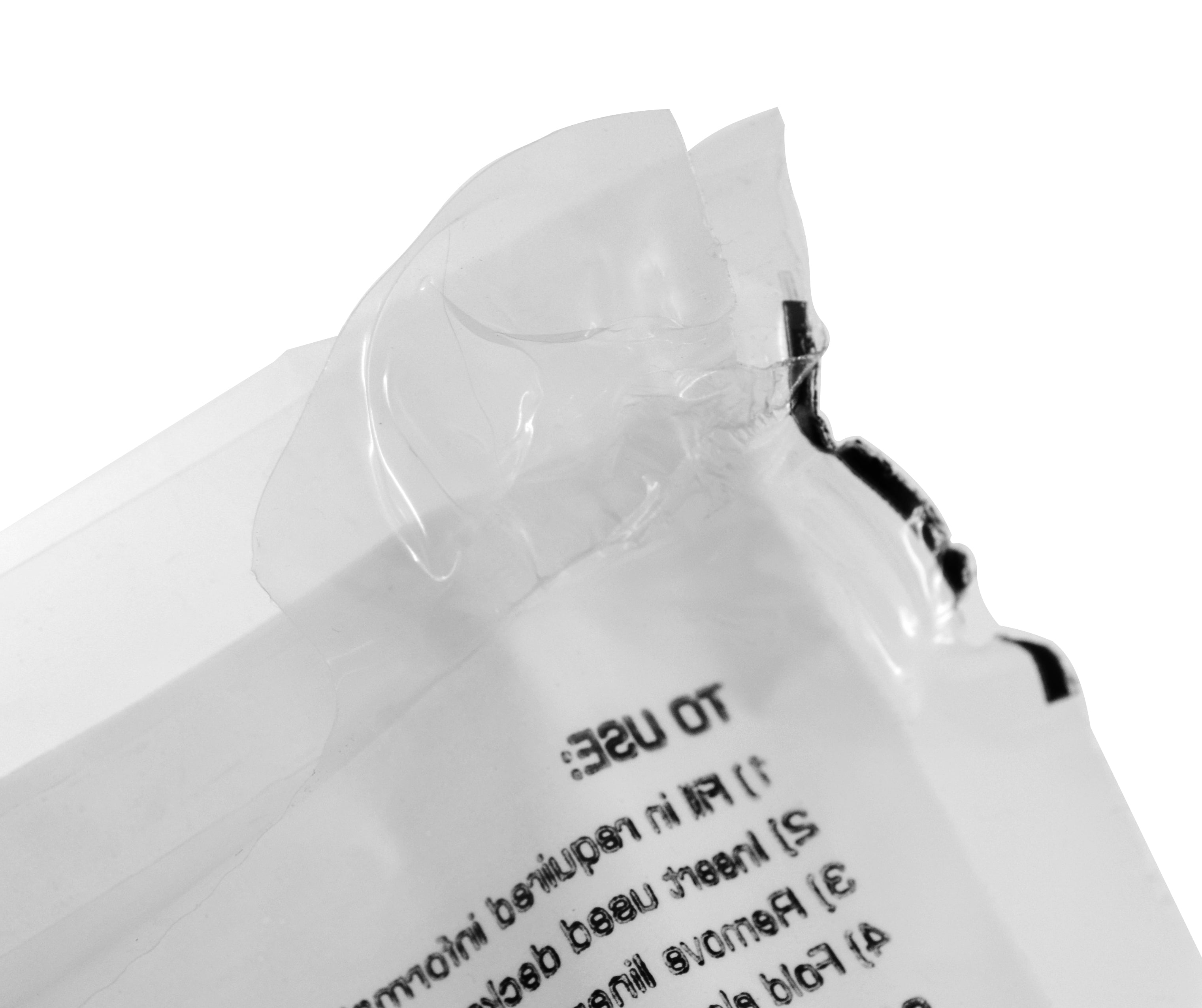 Tamper-Evident Evidence Bag, 6"x9" Transparent, 100-Pack