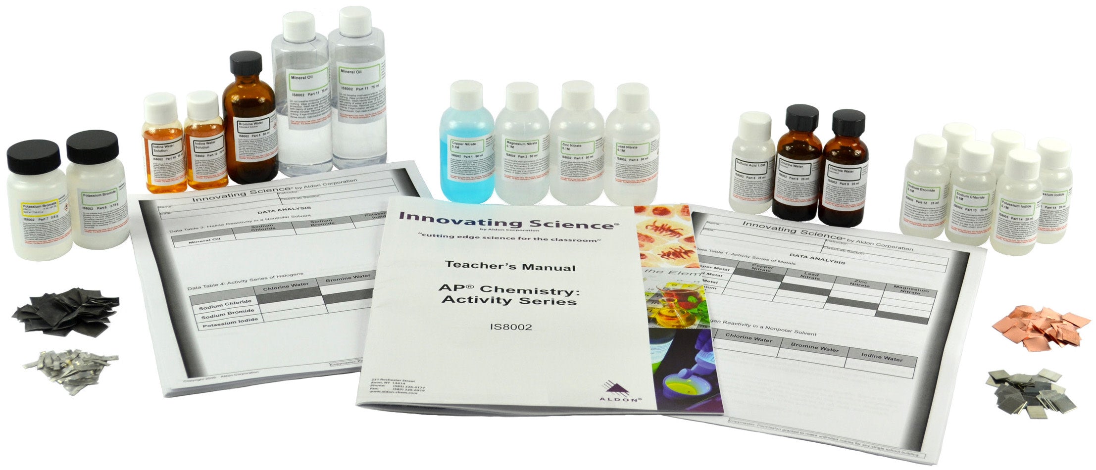 Activity Series AP Chemistry Kit for Metal Reactivity and Redox