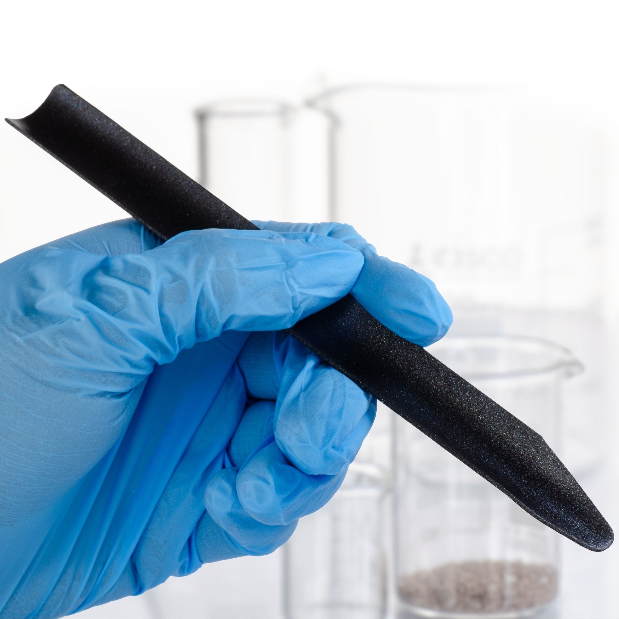 6.5" Non-Stick Coated Dual-End Lab Spatula