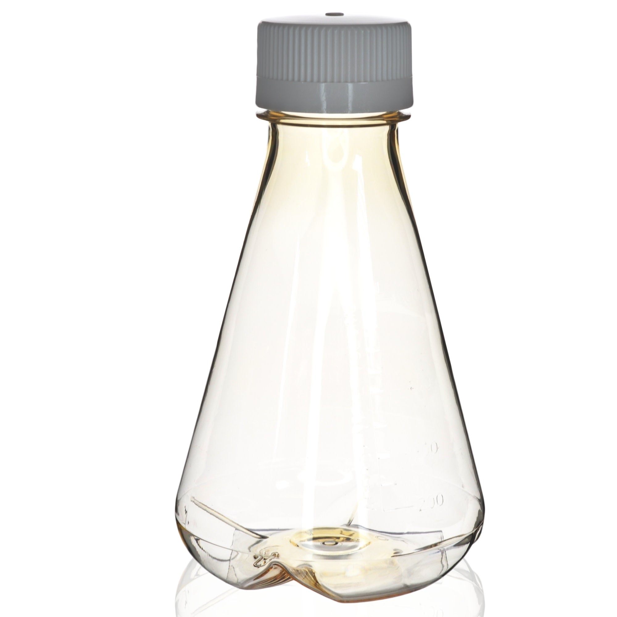 Sterile Non-Vented Baffled-Bottom Polycarbonate Erlenmeyer Flask, USP Class VI, 500mL