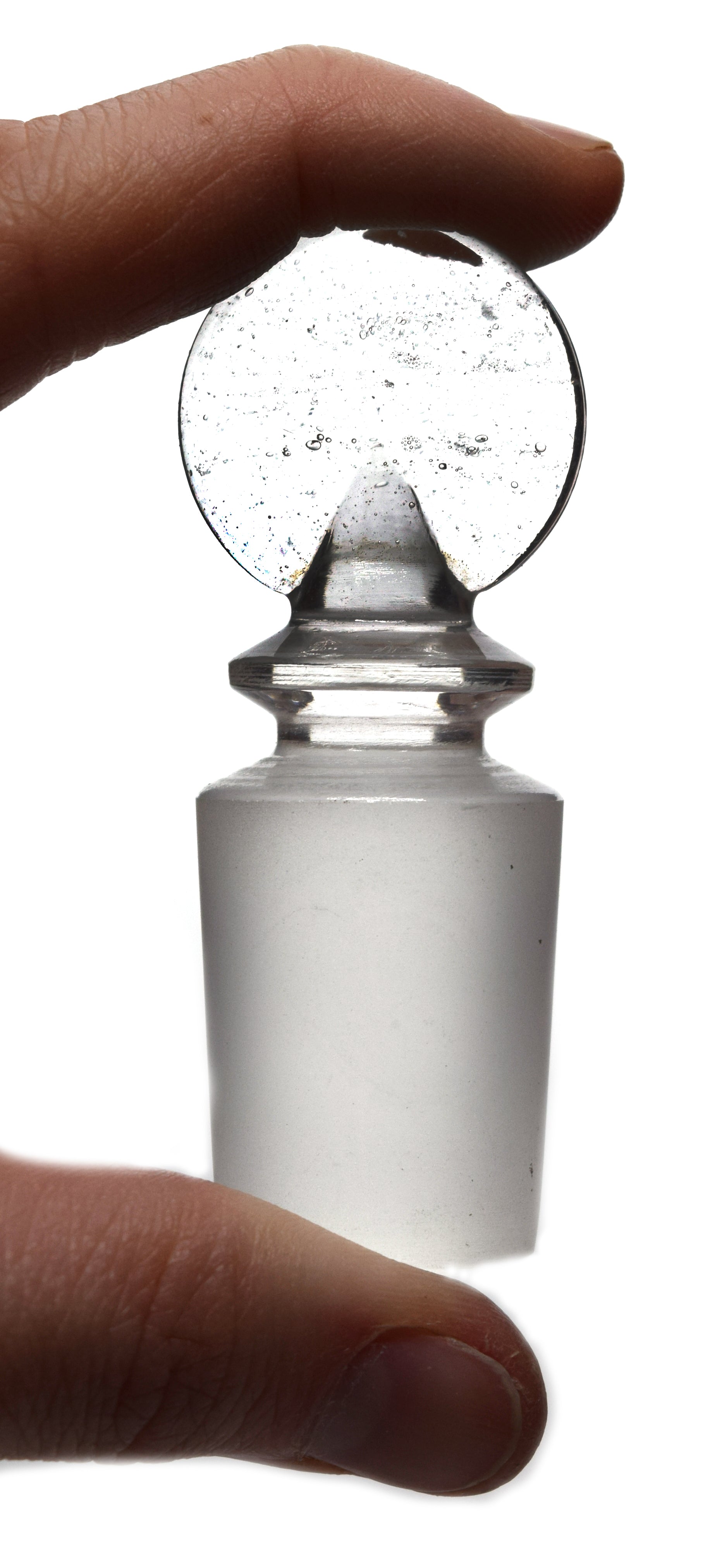 Penny Head Solid Cone Stopper, 24/29, Borosilicate Glass