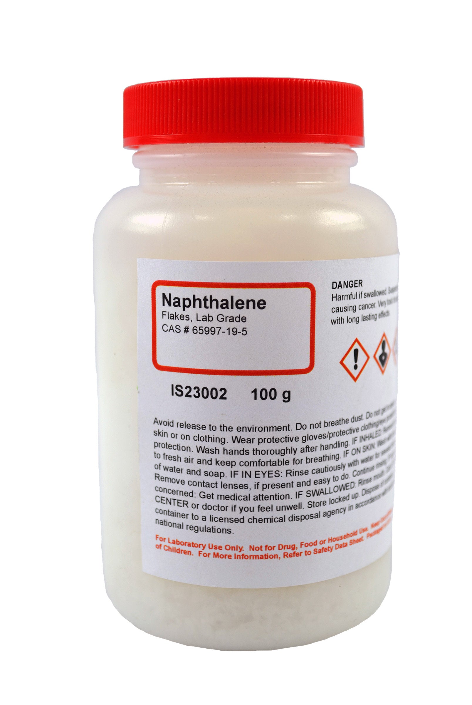 Laboratory Grade Naphthalene Flake, 100g