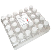 30-Pack Sterile PET Media Bottles with HDPE Caps, 250mL