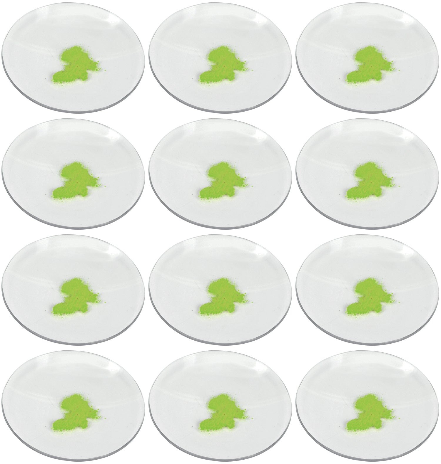 12PK Watch Glasses, 3" (7.5cm) - Cover Lids for Beakers & Flasks - Evaporation Dish