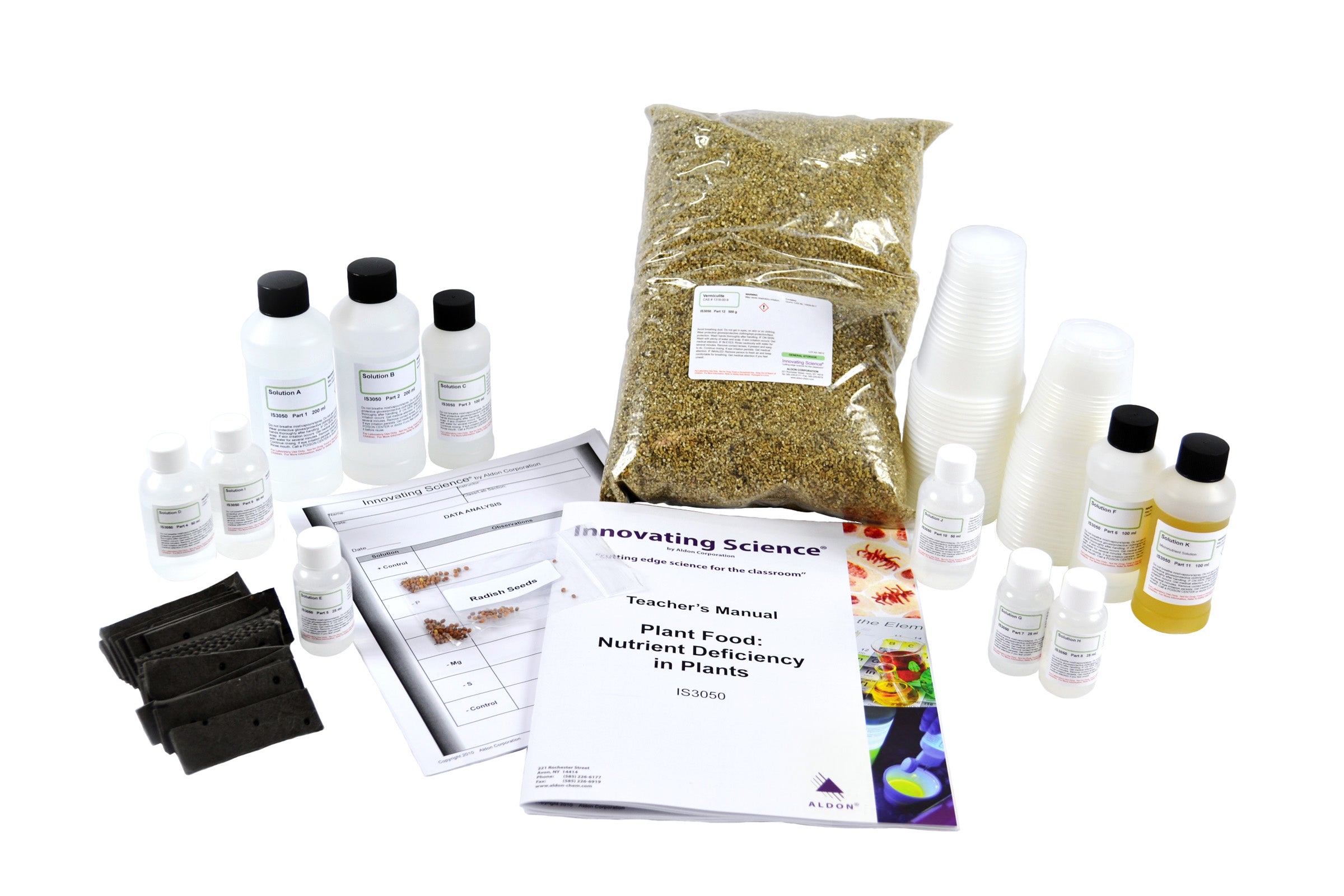 Plant Food Nutrient Deficiency Small Group Learning Experiment Kit