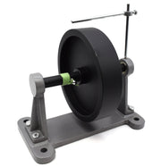 Metal Fly Wheel on Horizontal Shaft, 7.8" Diameter