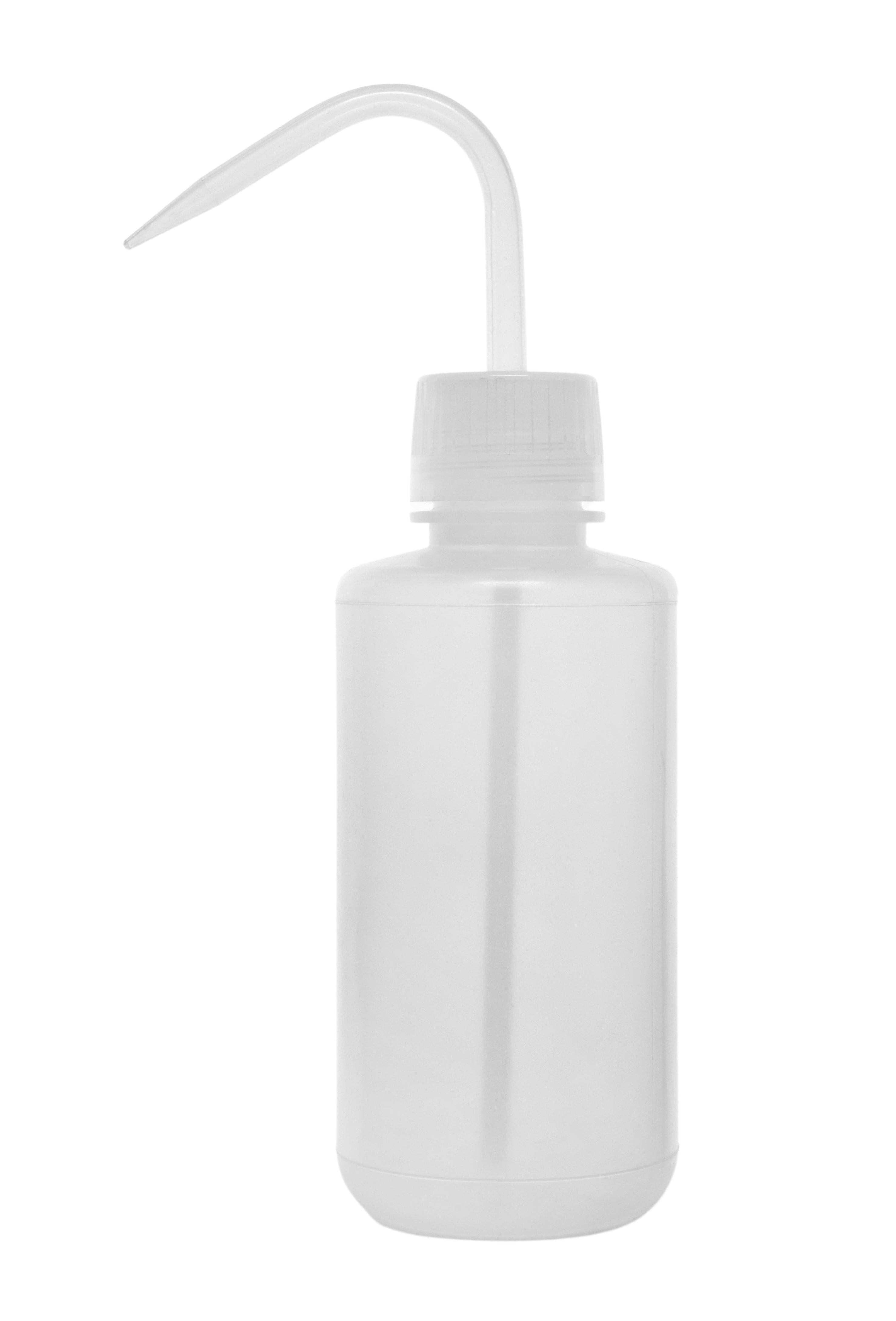 Leak-Proof Translucent LDPE Wash Bottle with Sturdy Delivery Tube, 500mL