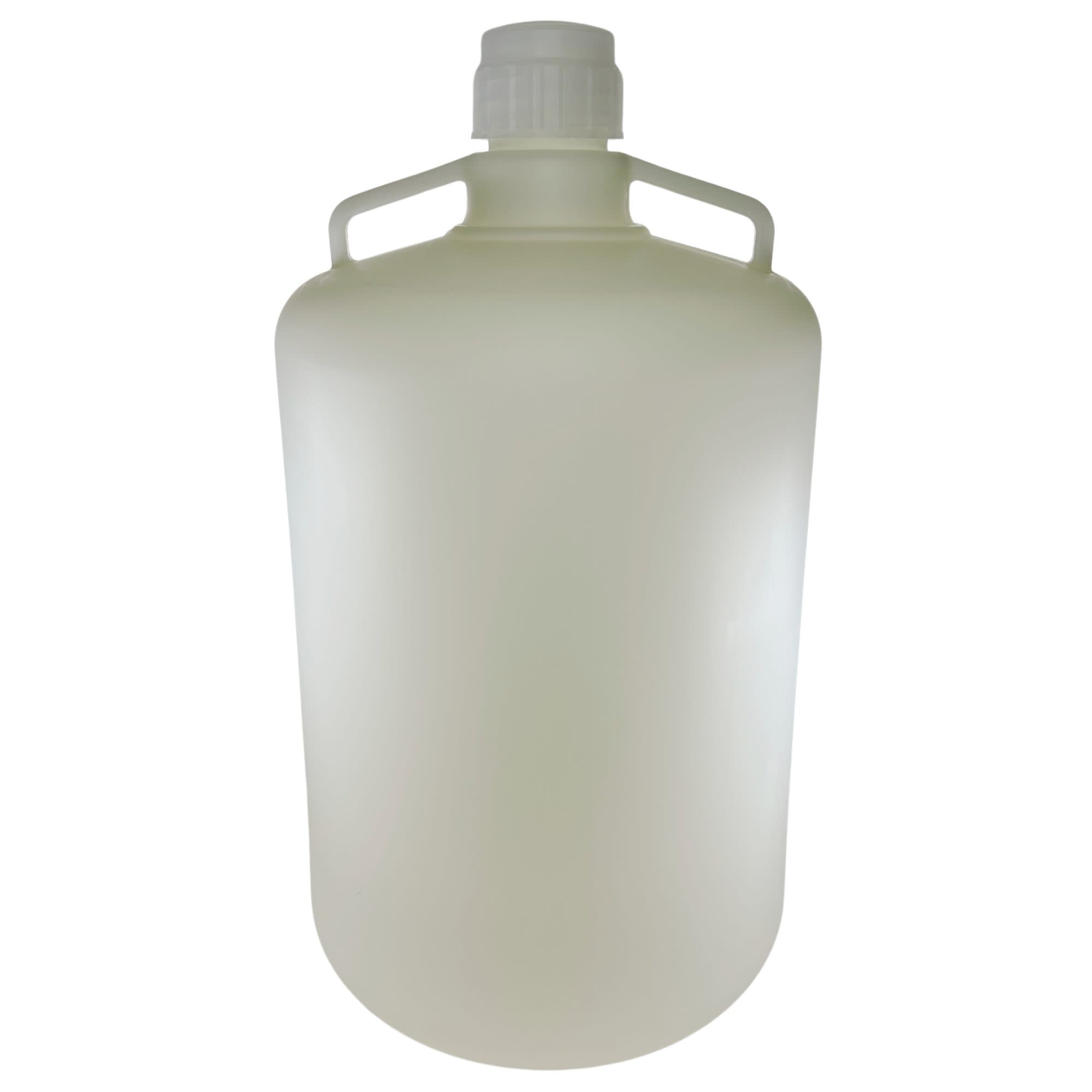 HDPE Carboy with Silicone-Lined PP Cap, 50L, -100 to 120°C