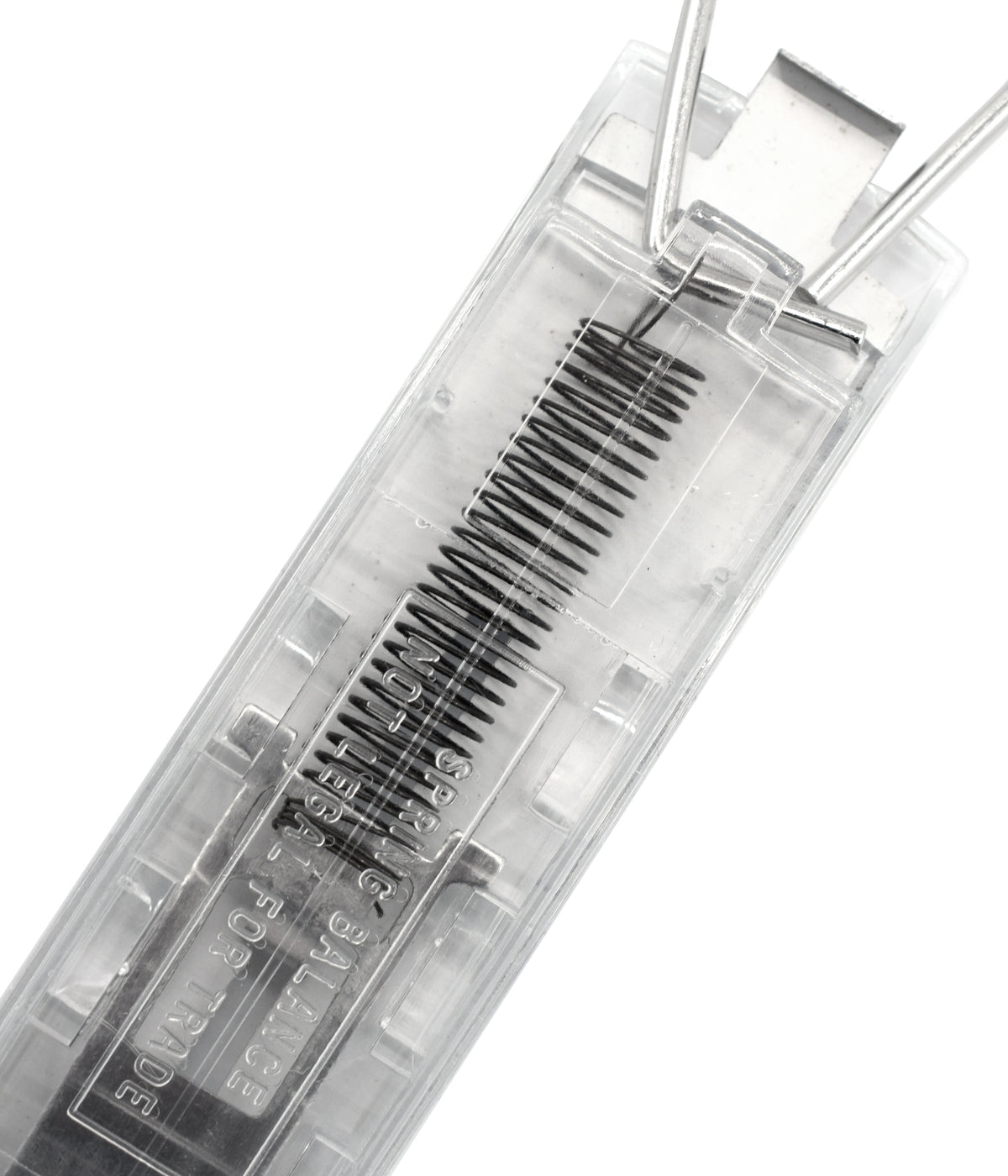 Premium Spring Balance, 0-500g / 0-5N - High Resolution, Dual Transparent Scale, Newtons & Grams - Zero Calibration Capability - Acrylic Body, Superior Quality & Finish - Eisco Labs