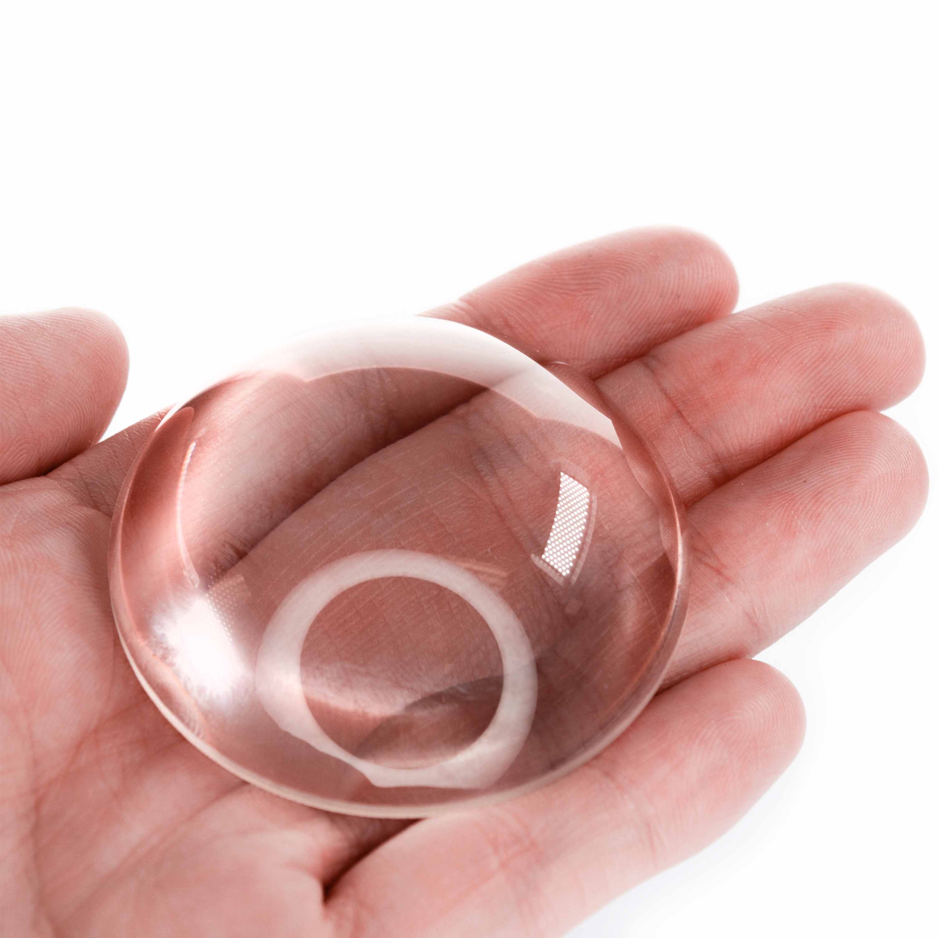 Plano-Convex Glass Lens, 50mm Diameter, 50mm Focal Length