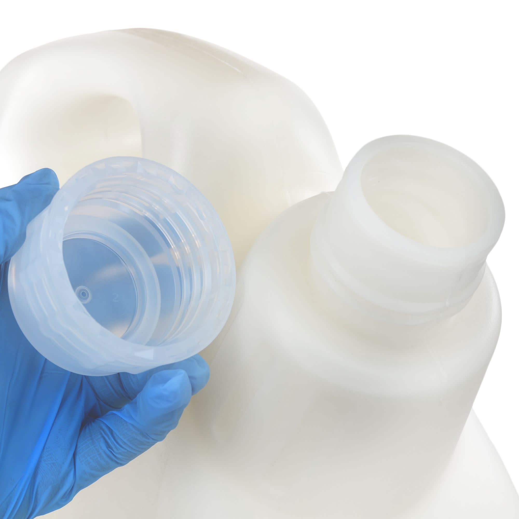 HDPE Jerrican with Silicone-Lined PP Cap for Liquid Storage, 20L