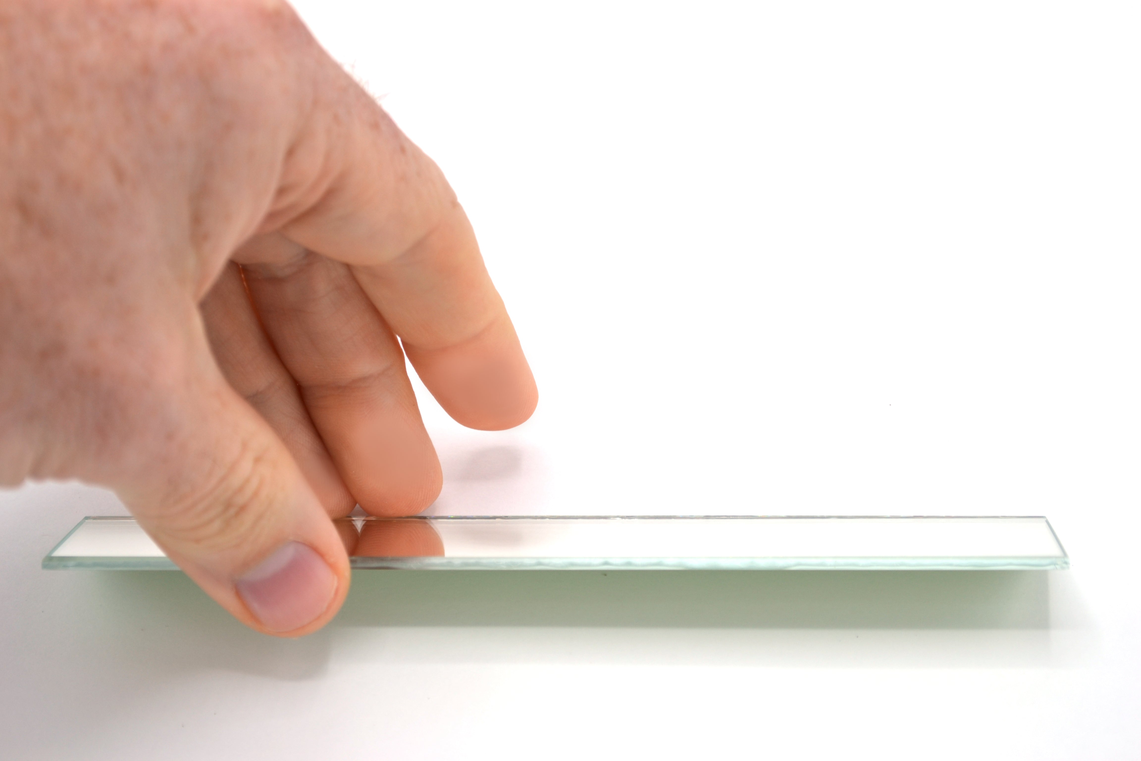 6 x 1" Rectangular Plane Glass Mirror, 10-Pack