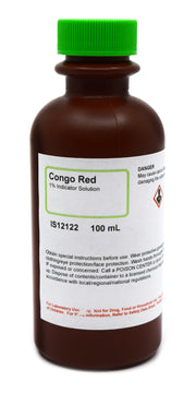 Congo Red Indicator Solution, 1.0%, 100mL