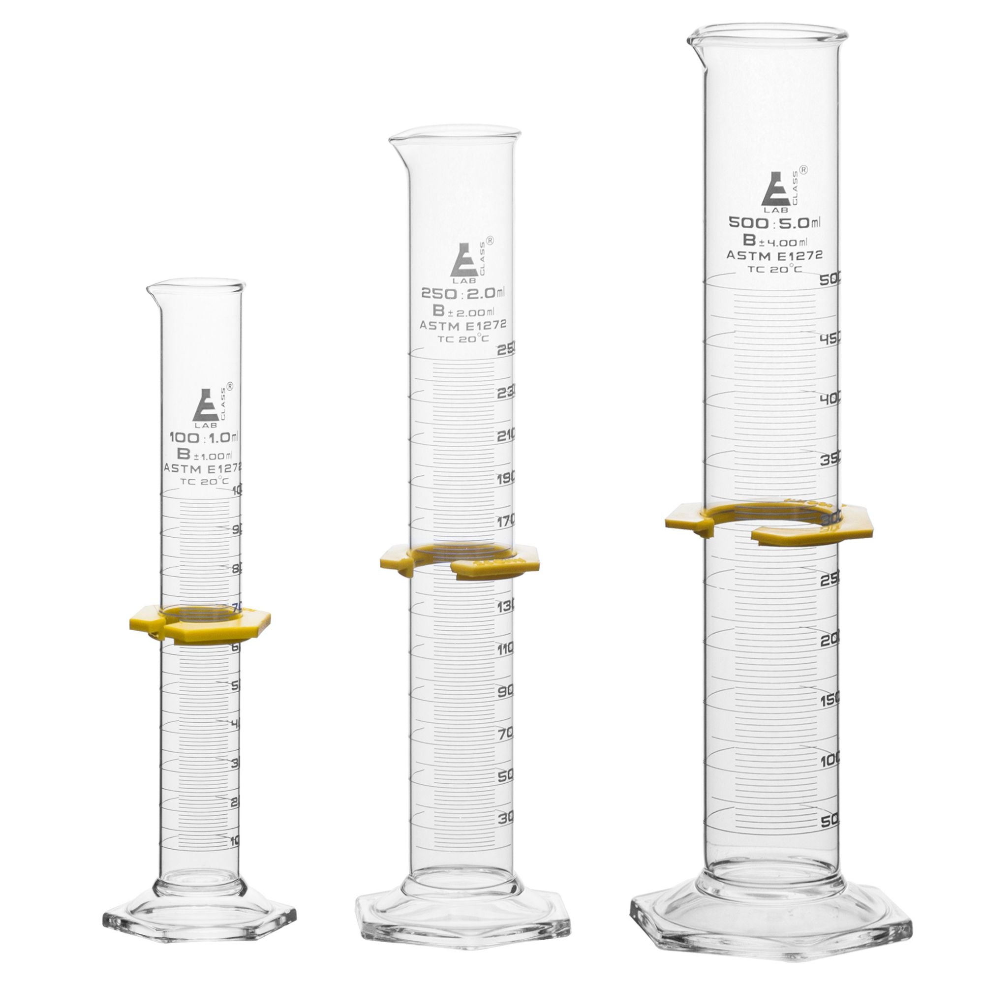 42-Piece Autoclavable Lab Glassware Starter Kit with Beakers, Reagent Bottles, Cylinders and Flasks, Borosilicate Glass