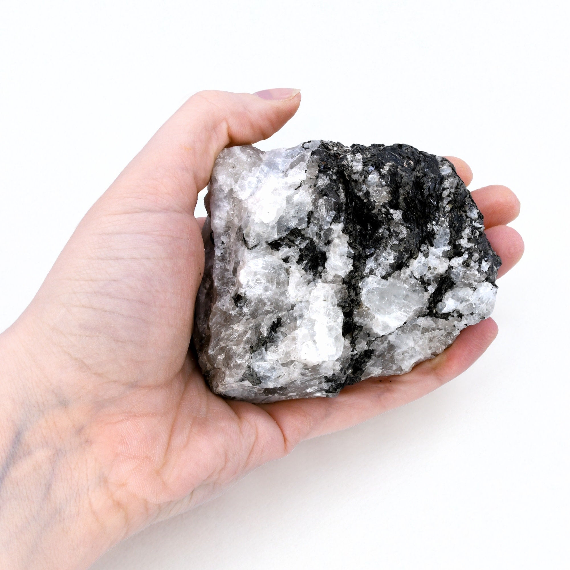 Raw Oligoclase Mineral Hand Sample, Approx 3 inch