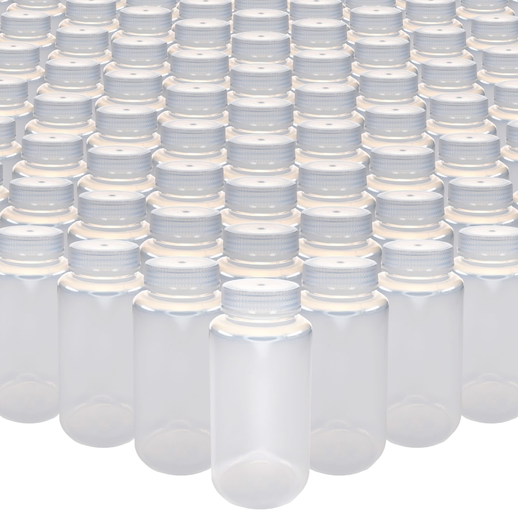 125-Bulk Pack Autoclavable Wide Mouth Polypropylene Reagent Bottles, 500mL, 0-135°C