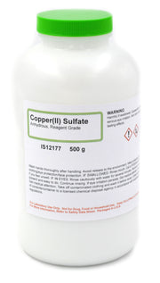 Reagent Grade Anhydrous Copper (II) Sulfate, 500g