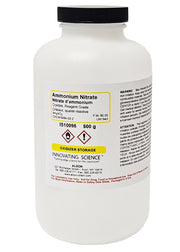 Reagent Grade Ammonium Nitrate Crystals, 500g