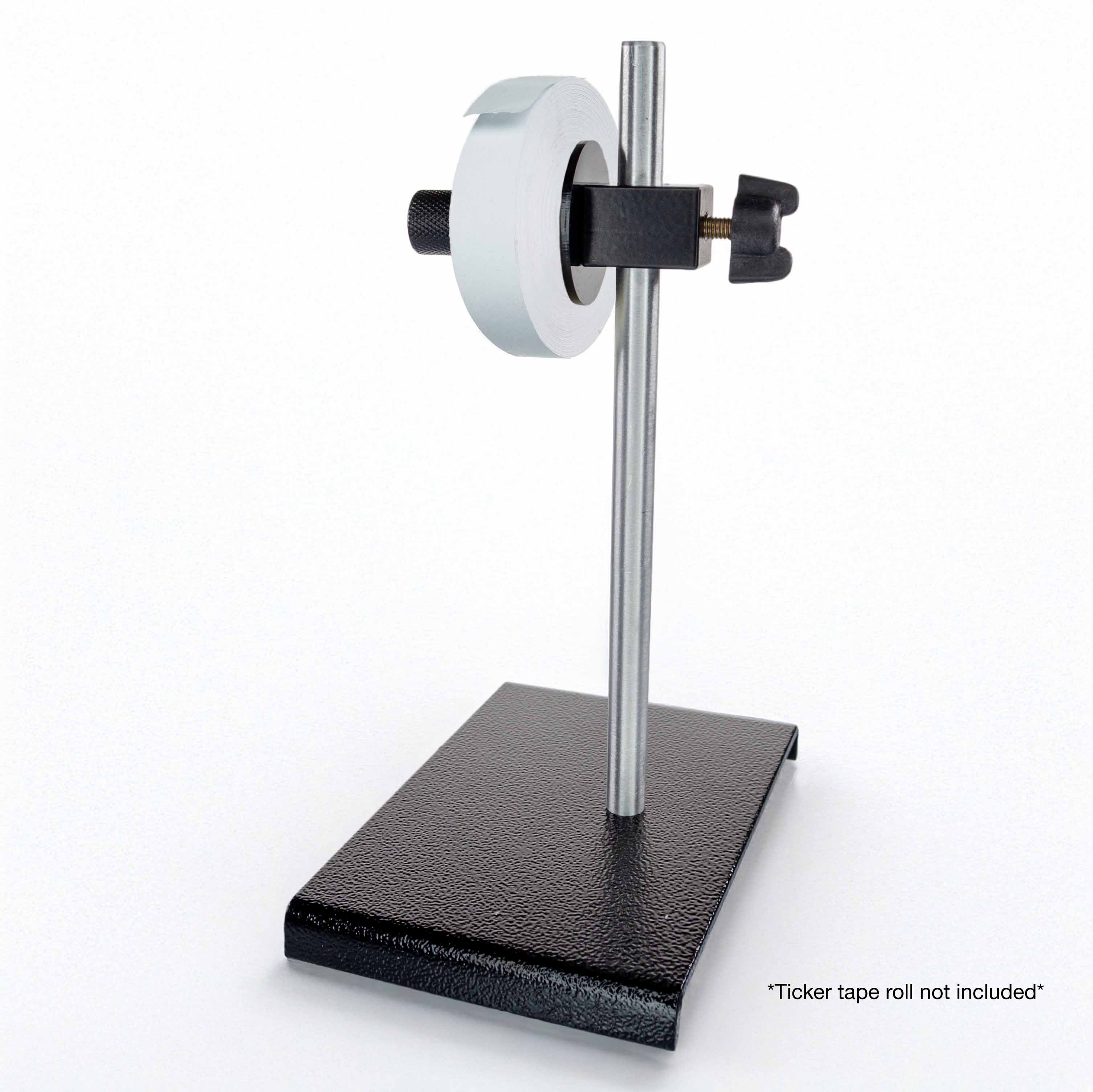 Ticker Tape Holder Stand with Steel Rod and Base