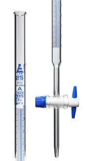 Class A Schellbach Borosilicate Glass Burette with PTFE Stopcock