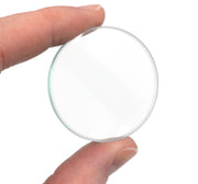 Optically Worked Double Convex Glass Lens, 38mm Diameter