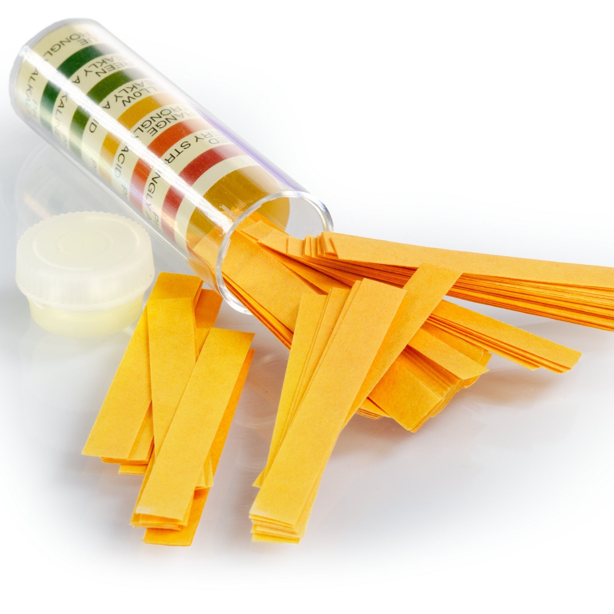 pH Test Strips 2-10 with Color Chart, 100-Vial