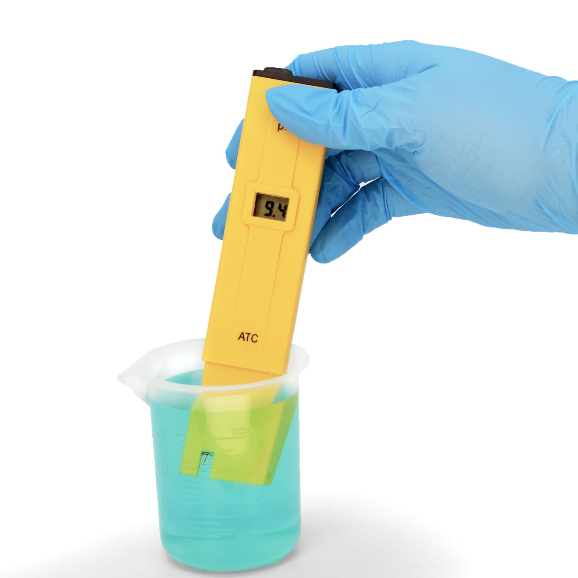 Pocket Digital pH Tester, 0-14 Range, ±0.1 Accuracy