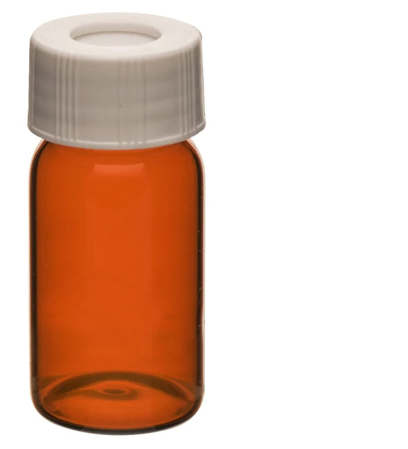 ASTM Class B Amber Borosilicate Glass VOA/TOC Vial with PP Cap